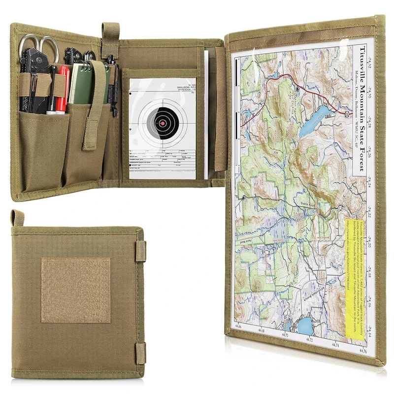 Edc Everyday Carry - Tactical Map Storage Bag Map Holder