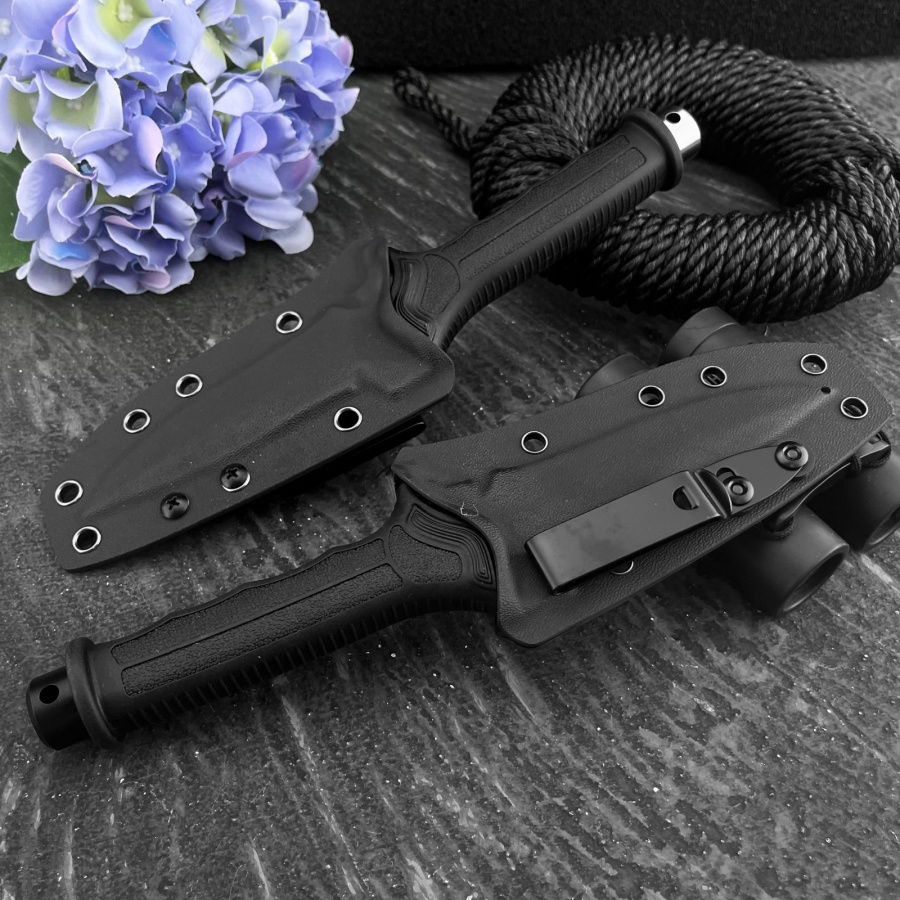 Edc Fixed Blade Deep Carry - High-hardness Straight Knife 7Cr13Mov Blade Nylon