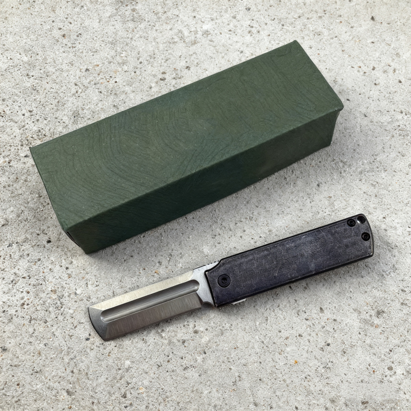 Edc Everyday Carry Gear - Unisex D2 Steel Folding Blade Pocket