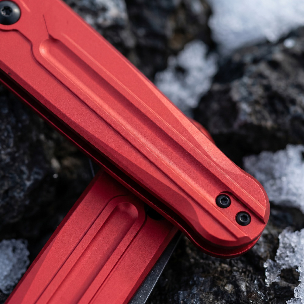 Red Handle Folding Pocket Knif - Edc Carry For Men 评论和价格