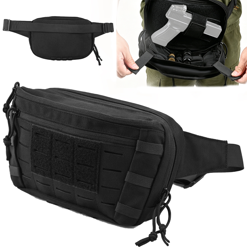 Tactical Pistol Waist Bag CCW  - Edc Carry Handgun 评论和价格