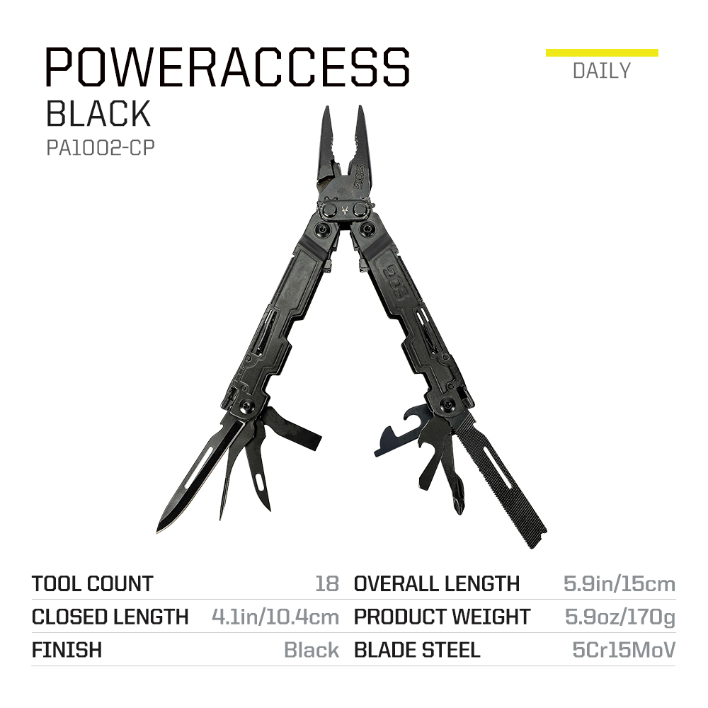 SOG PowerAccess 18 in 1 Pocket - Edc Everyday Carry Gear 评论和价格