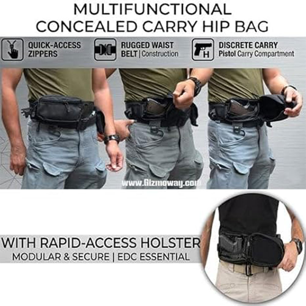 Tactical Pistol Bag Gun Bag Co - Edc Carry Pack 评论和价格