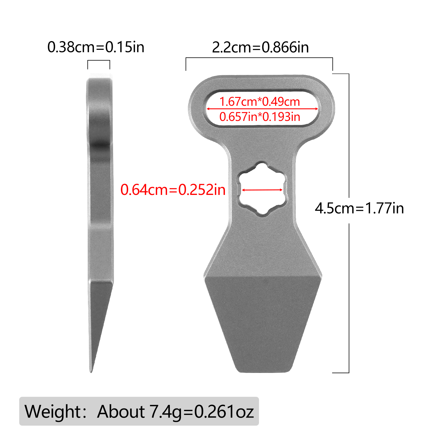 TC4 Titanium Alloy Keychain Pe - Edc Carry For Men 评论和价格
