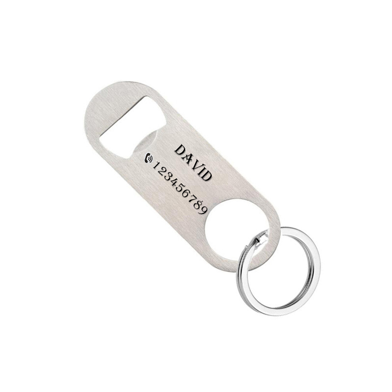 Personalized Keychain Laser En - Bottle Opener Keyring 评论和价格