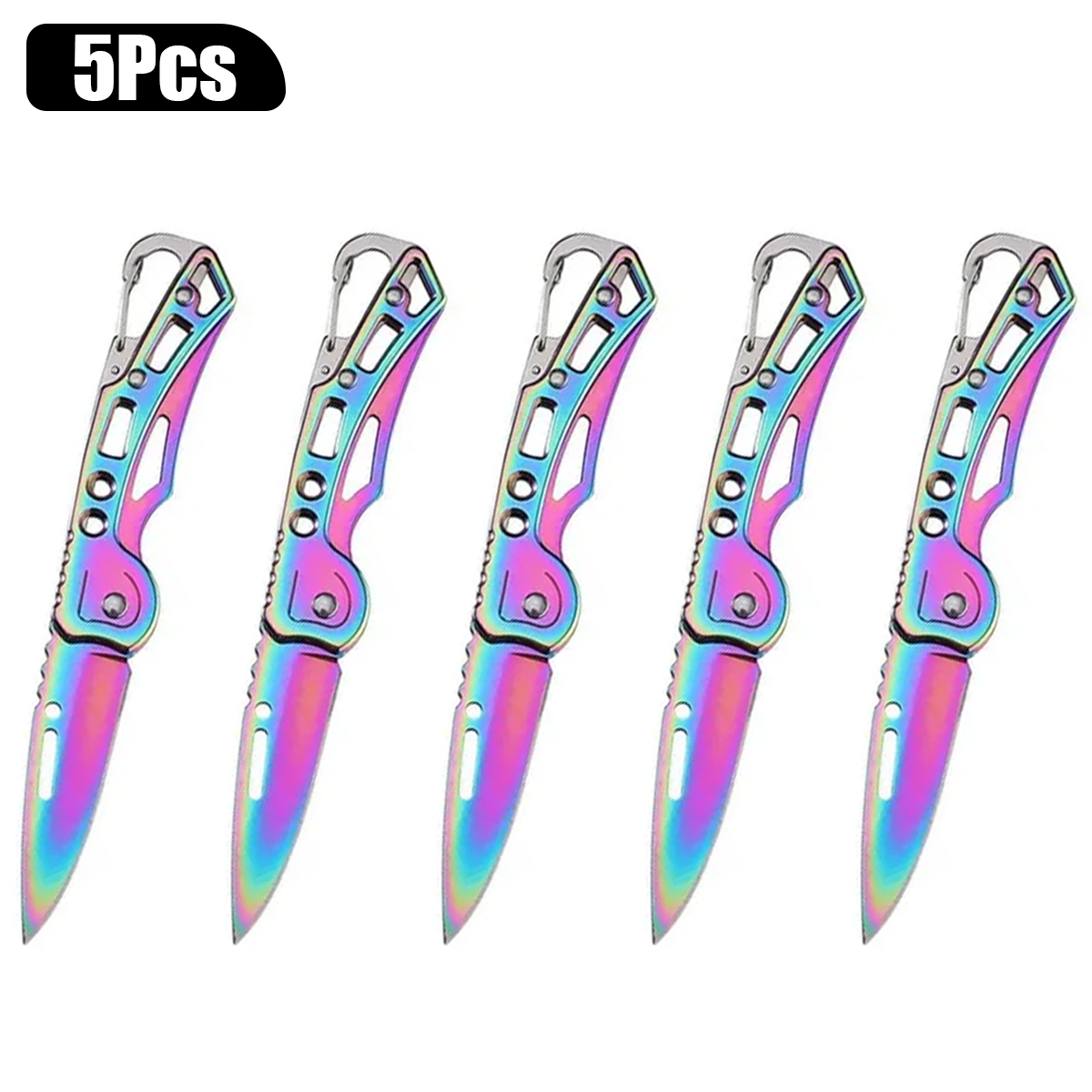 5-Piece Colorful Edc Pocket Kn - Edc Carry Essentials 评论和价格