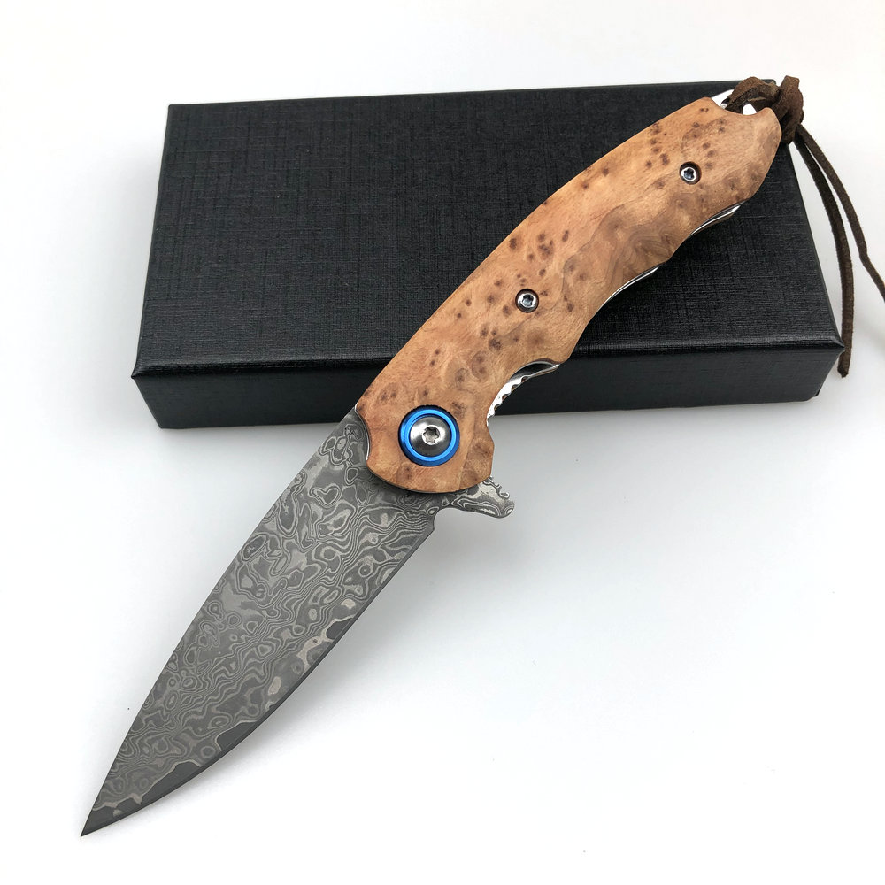 2026 new  VG10 Damascus Pocket - Edc Carry Knife 评论和价格