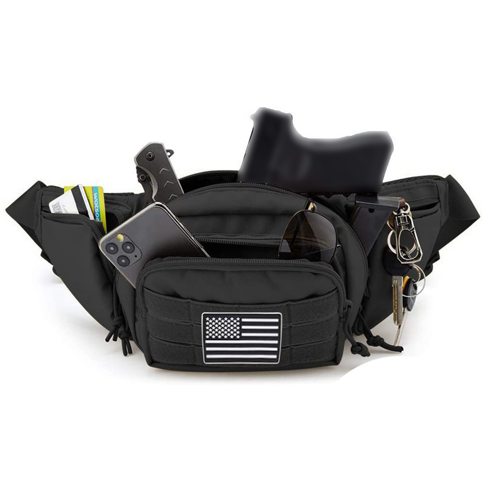 Tactical Fanny Pack Gun Holste - Edc Carry For Men 评论和价格