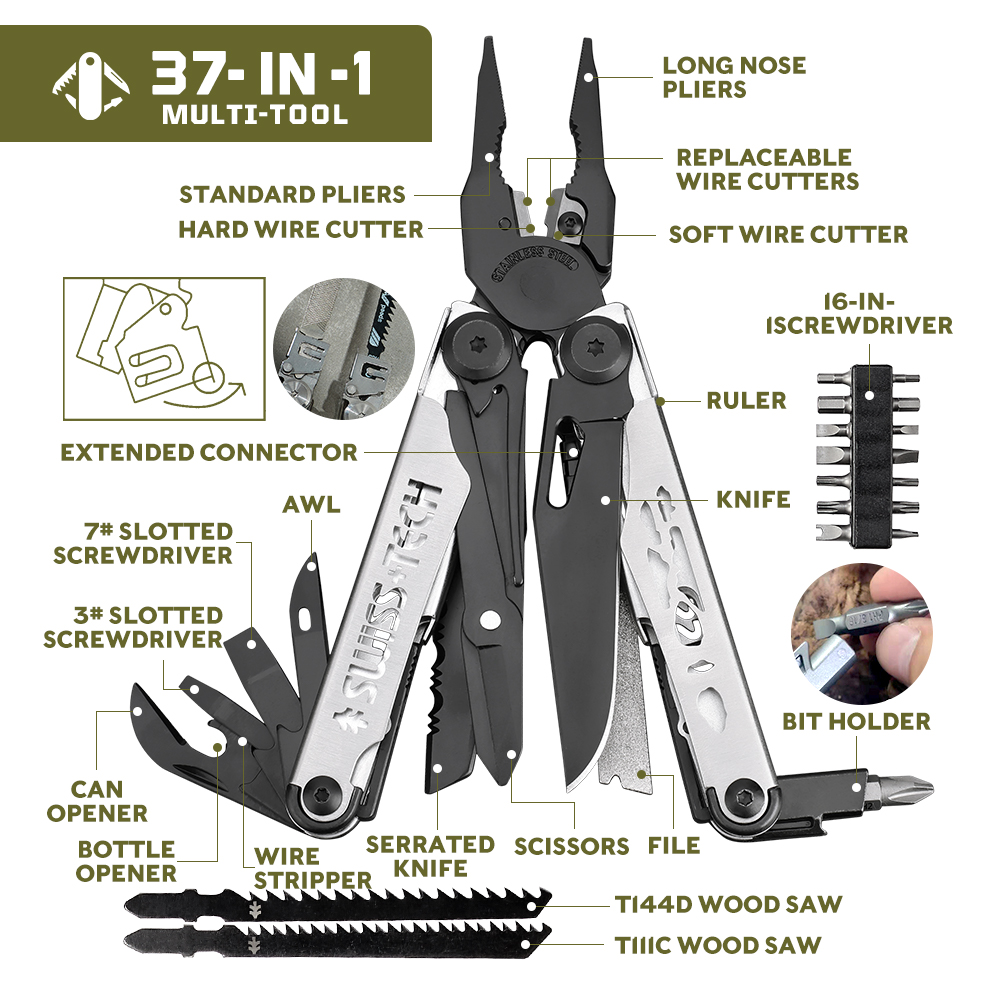SWISS TECH Multifunctional Fol - Edc Carry Knife 评论和价格